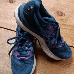 Asics Women's Blue and Purple Athletic Shoes